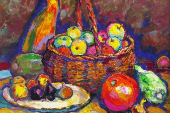 Натюрморт с тыквой. 2012. Холст, масло. 80х90